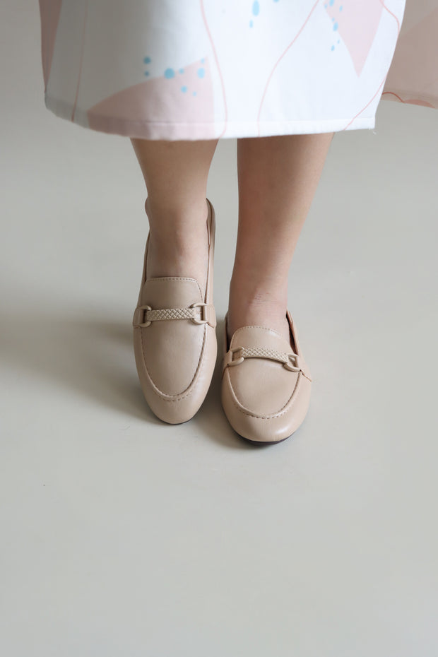 Riley Buckled Loafers (Hazelnut) - Our Daily Avenue