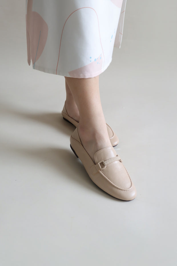 Riley Buckled Loafers (Hazelnut) - Our Daily Avenue